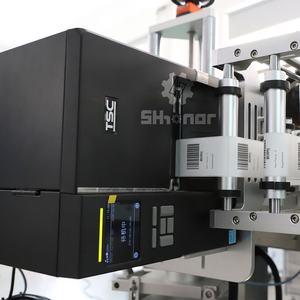 Machine d'étiquetage à impression automatique de <span class=keywords><strong>cache</strong></span>, entièrement automatique pour les bouteilles carrées, transfert thermique en ligne - Product Image 3