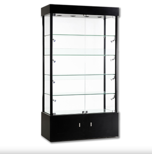 Vetrina per vetrine in vetro a visione completa vetrina per gioielli per orologi - Product Image 1