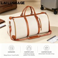 Sac de voyage Oxford Business à roulettes, grande capacité, sac de voyage à roulettes avec compartiment pour costume, 360 °   Roues pivotantes