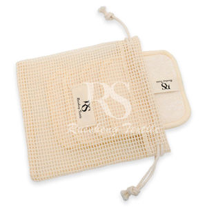 Carrés Démaquillants Écologiques Réutilisables en Coton Bio et <span class=keywords><strong>Bambou</strong></span> Éponge, Lavables, Avec Sac de Lavage - Product Image 5