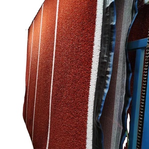 Meisen Usine Prix De Gros Rouge Bleu Vert Couleur Gazon Artificiel 20mm 25mm pour Terrain De Football En Plein Air Piste Piste Sports Gazon - Product Image 1