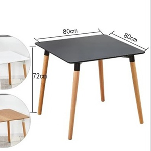 Chaise <strong>Table</strong> Manger Wooden square Home Side Study <strong>Tables</strong> Dining <strong>Table</strong> Set - Product Image 6