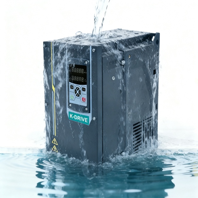 K-Drive KD700/IP65 15KW AC Inverter 220V-480V Single Phase to Three Phase Variable Frequency Drive IP65 Protection