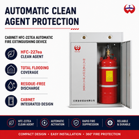 Système d'extinction d'incendie HFC-227ea FM200 en acier au carbone, flexible, à immersion totale, pour gares ferroviaires à grande vitesse et centres de données