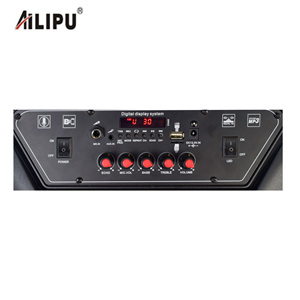 Système d'amplificateur de lecteur audio à chariot portable personnalisé de 15 pouces avec fonction de karaoké pour une utilisation à domicile <span class=keywords><strong>KJ</strong></span> - Product Image 6
