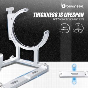 Soporte de Montaje para Sistemas de Óxido <span class=keywords><strong>Nitroso</strong></span> BEVINSEE de 7 Pulgadas de Diámetro, Soporte de Aluminio para una Sola <span class=keywords><strong>Botella</strong></span> para <span class=keywords><strong>Botella</strong></span> de Óxido <span class=keywords><strong>Nitroso</strong></span> de 10 Libras - Product Image 6