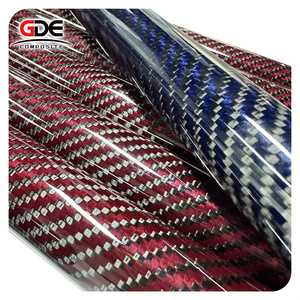 Maßgefertigtes Farbiges 3K Carbonfaserrohr 30mm Durchmesser Hochfestes Carbon-Flügelrohr für Fahrradsitzrohr - Product Image 1