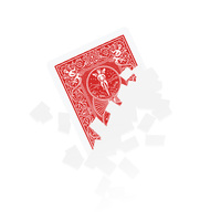 Cartes magiques qui disparaissent pour se fragmenter, disparition visuelle, magnifique disparition, le poker devient un flocon de neige, tours de magie en papier