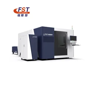 Novo design FST máquina de corte a laser CNC de alta velocidade totalmente fechada 6015 6000x1500mm metal