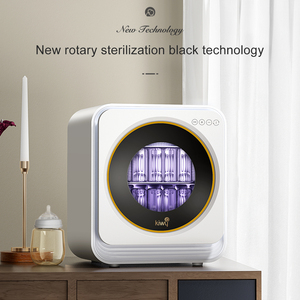 เครื่องนึ่งขวด<span class=keywords><strong>นม</strong></span>และเครื่องอบผ้าพร้อมหลอด <span class=keywords><strong>UV</strong></span>-C คู่ เจลทําความสะอาดแบบควบคุมแบบสัมผัส - Product Image 3