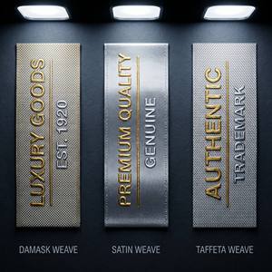 <span class=keywords><strong>Etiquetas</strong></span> Tejidas de Alta Densidad con Logotipo Personalizado a <span class=keywords><strong>Precio</strong></span> de Fábrica para Ropa - Product Image 3