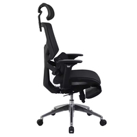 Chaise de bureau moderne Anji JR RACING, chaise de bureau à domicile en maille, accoudoirs 4D, base à cinq étoiles ergonomique, hauteur réglable, luxe, pour dirigeants