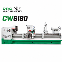 Centre de tournage robuste à haute rigidité DRC CW6180-3000 à 4 porte-outils avec 2 axes, broche MT6, moteur 380V