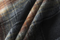 Artisan Blouson bombardier réversible décontracté personnalisé de haute qualité Veste imperméable à carreaux en patchwork Veste à col montant pour hommes