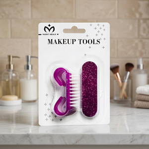ERPS.L. Set Classico di Spazzole e Lime per Unghie in Acciaio, 12 Pezzi per la Cura della Manicure - Product Image 3