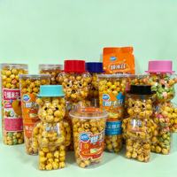 286g Large Jar Instant Ready-to-Eat Sweet Fruit Flavor Popcorn | Zero Trans Fat Crispy Texture | Customizable | Adults Festivals