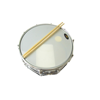 Factory Customized ODM OEM Wholesale HUAYUN Nickel-plated Steel Double Layer Percussion Small Drum with Cowhide Heads