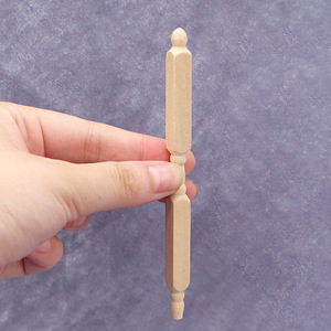 Muebles en miniatura para casa de muñecas 1:12, accesorios para microescenas, pilares lisos a escala 1/6, 4 piezas en 1 bolsa - Product Image 5