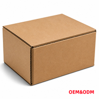 Boîte d'expédition en carton ondulé E-Flute personnalisée à faible MOQ, imprimée, recyclable, pour la logistique e-commerce et la livraison