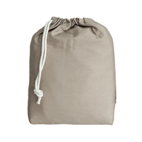 Sacs de rangement promotionnels avec logo personnalisé imprimé, sacs cadeaux en lin, sacs à bijoux en toile organique, sacs en tissu de coton, petits sacs à cordon anti-poussière