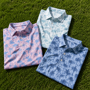Camisetas Polo de Golf Negras de Manga Corta para Hombre 2026, Color Sólido, Estilo Casual de Negocios, con Logotipo Bordado en la Solapa - Product Image 1