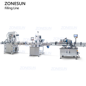 ZONESUN Automatic Cosmetic Liquid Nail Polish Essential Oil <b>Dropper</b> <b>Bottle</b> Filling Capping Labeling Machine Line With Cap Feeder - Product Image 6