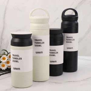 Stainless Steel Eco-Friendly Tumbler With Japanese Minimalist Design for Outdoor Travel - Product Image 2