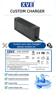 Chargeur de batterie lithium-ion <span class=keywords><strong>XVE</strong></span> 54,6 V 2 A pour vélo électrique 48 V, scooter électrique, chargeur <span class=keywords><strong>XVE</strong></span>-5460200 avec certifications CE, PSE, UL, SAA, KC - Product Image 5