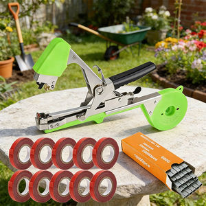 Machine à lier et à attacher les tomates et les concombres pour le jardinage domestique, avec 10 sangles et 1 boîte de clous - Product Image 6