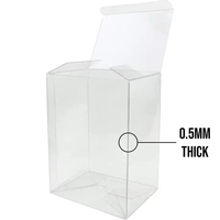 Boîte de protection transparente personnalisée pour figurines Funko, avec fond automatique, emballage en plastique transparent, boîte de protection Funko
