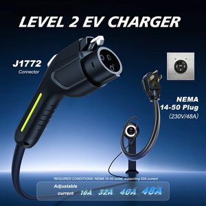 สถานีชาร์จรถยนต์แบบติดผนังอัจฉริยะสำหรับบ้านใหม่ 22kW-43kW Type 2 IP66 กันน้ำ ระบบเฟสเดียว/สามเฟส - Product Image 3