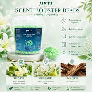 ลูกปัดเพิ่มกลิ่นหอม JIETI 800 กรัม กลิ่นหอมสดชื่นยาวนาน ใช้ได้กับเครื่องซักผ้าทุกชนิด - Product Image 6