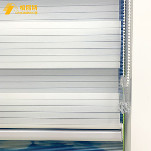 Stores enrouleurs modernes en polyester transparent et doux pour chambre et bureau, sans perçage, semi-occultants, anti-UV - Product Image 4