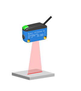 Capteur laser à réflexion diffuse série LQD avec suppression de l'arrière-plan, protection IP65, 10-30V CC, temps de réponse de 2 ms, immunisé aux couleurs - Product Image 3