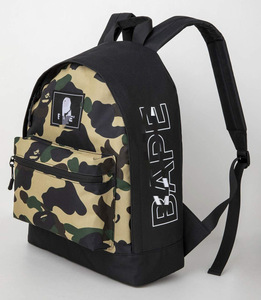 <span class=keywords><strong>Sac</strong></span> à <span class=keywords><strong>dos</strong></span> de voyage décontracté unisexe <span class=keywords><strong>BAPE</strong></span> Camouflage Oxford avec tête d'orang-outan - Product Image 5
