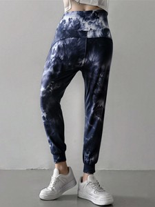 Pantaloni da Jogger elasticizzati a vita alta da donna comodi ed eleganti pantaloni Hip Hop a gamba dritta con elastico in vita - Product Image 6