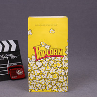 Sac d'emballage en papier pop-corn artisanat papier Kraft avantage sulfurisé pour un usage domestique emballage à emporter produit d'impression alimentaire