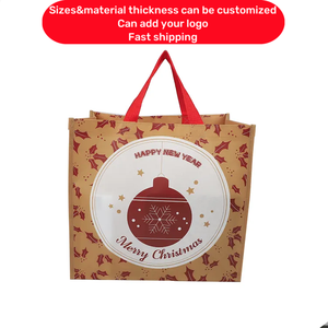 Venta al por mayor personalizado impreso respetuoso con el medio ambiente reciclar reutilizable comestibles PP laminado tela no tejida bolsas de la compra - Product Image 4