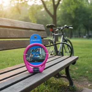 <span class=keywords><strong>Antivol</strong></span> Samhoo en acier avec câble et serrure à combinaison réinitialisable, multi-longueurs pour VTT/vélo de route - Product Image 1