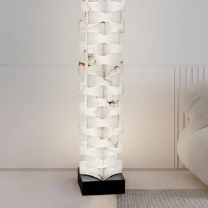 Lámpara de Pie Moderna con Fuente de Luz LED, Decorativa de Mármol, para Uso Doméstico - Product Image 4