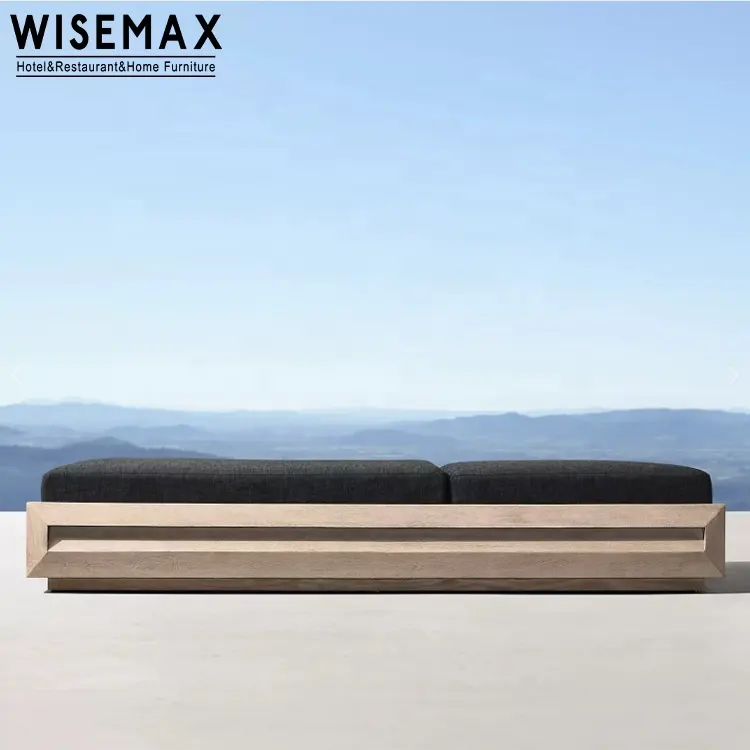 WISEMAX mobilya Modern bahçe mobilyaları yalan <span class=keywords><strong>şezlong</strong></span> su geçirmez ayarlanabilir tik salon sandalyeleri açık tik <span class=keywords><strong>şezlong</strong></span>