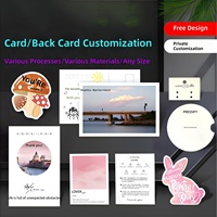 Carte de vœux personnalisée haut de gamme de luxe avec impression gaufrée et estampage à chaud pour mariage et événements d'entreprise