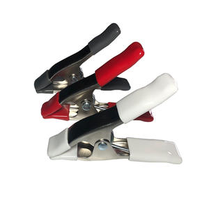 Usine 4 pouces forte robe de mariée jupe finition d'un mot pince à ressort ombre tissu auvent tente métal Pvc housse de protection - Product Image 5