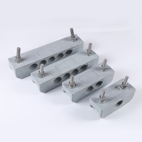 Support de câble en matériau FRP SMC LANWANG pour la fixation de lignes électriques industrielles, support de câble pour 5 câbles
