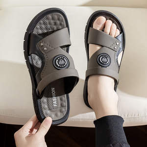 베스트 셀러 여름 남성 플립 플롭 통기성 야외 비치 신발 슬리퍼 저렴한 가격 아라비안 플랫 샌들 남성용 - Product Image 3