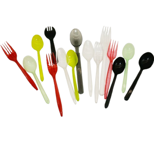 Voedselveilige kunststof vork/lepel spuitgietmal met hoge holte |   Serviesgerei - Product Image 2