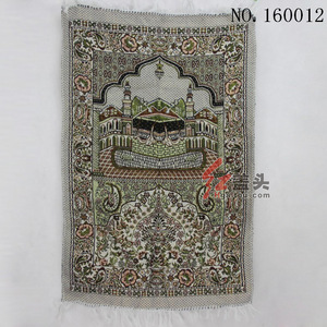 Alfombra nueva de cuero suave para mezquita musulmana con hilo dorado y tejido de algodón para ceremonias islámicas árabes - Product Image 5
