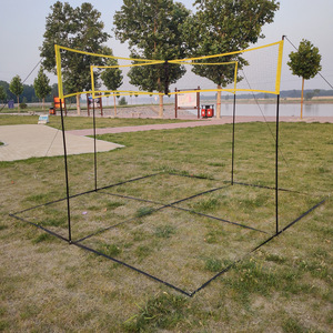 <span class=keywords><strong>Kit</strong></span> de <span class=keywords><strong>filet</strong></span> de <span class=keywords><strong>volley</strong></span>-ball de plage portable, en forme de croix, durable, pliable, pour jeu d'équipe en intérieur et en extérieur, <span class=keywords><strong>filet</strong></span> réglable - Product Image 3