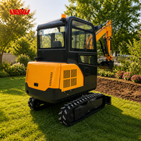 Nouvelle pelle sur chenilles multifonctionnelle 3,5 tonnes avec moteur EPA 2026, machine de terrassement à 360 degrés, excavatrice minière économique 50t