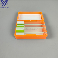 Laboratory ABS Material Microscope Slide Storage Box